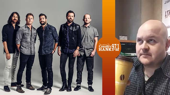 Old Dominion, Country 97.1 HANK FM, Ryan Wild in studio