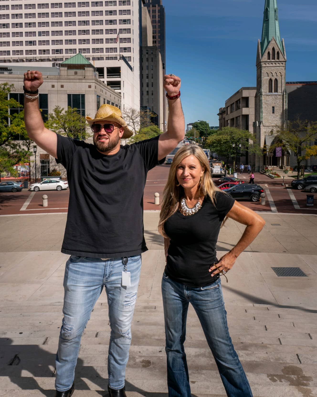 Caleb & Mindy downtown Indy