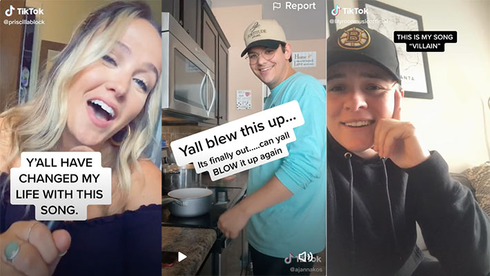 Pricalla Block, Andrew Jannakos & Lily Rose on TikTok