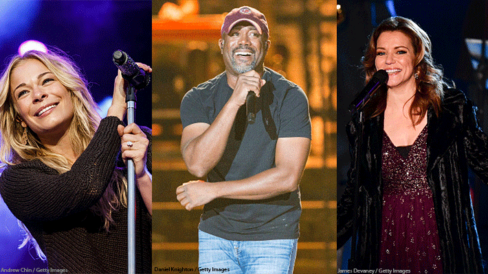 LeAnn Rimes, Darius Rucker & Martina McBride
